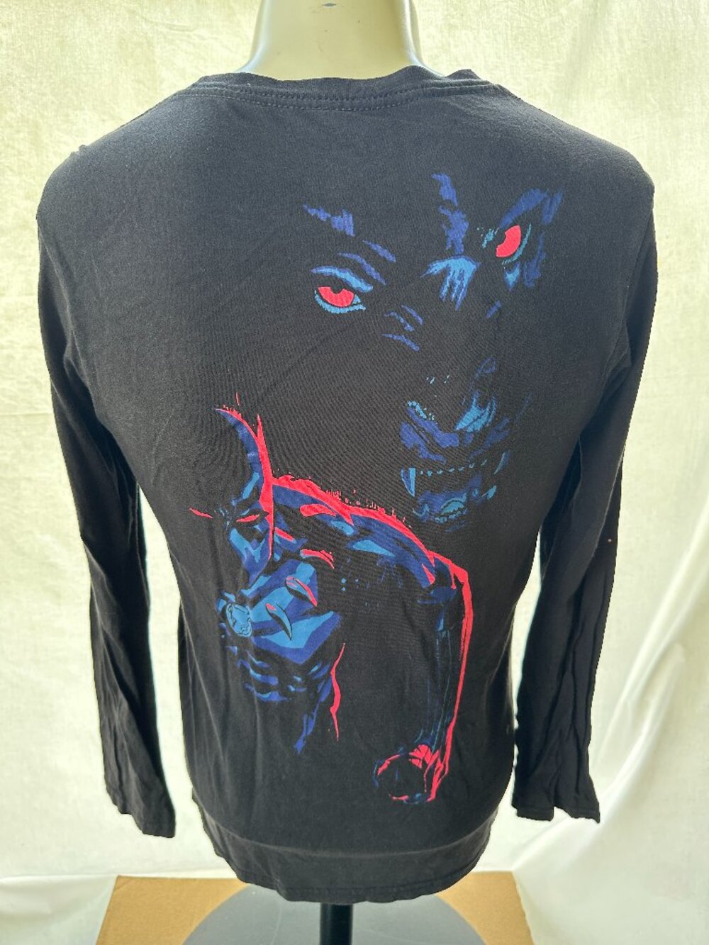 Black Panther Lootwear Exclusive Men's LS Black Shirt Size Small Marvel